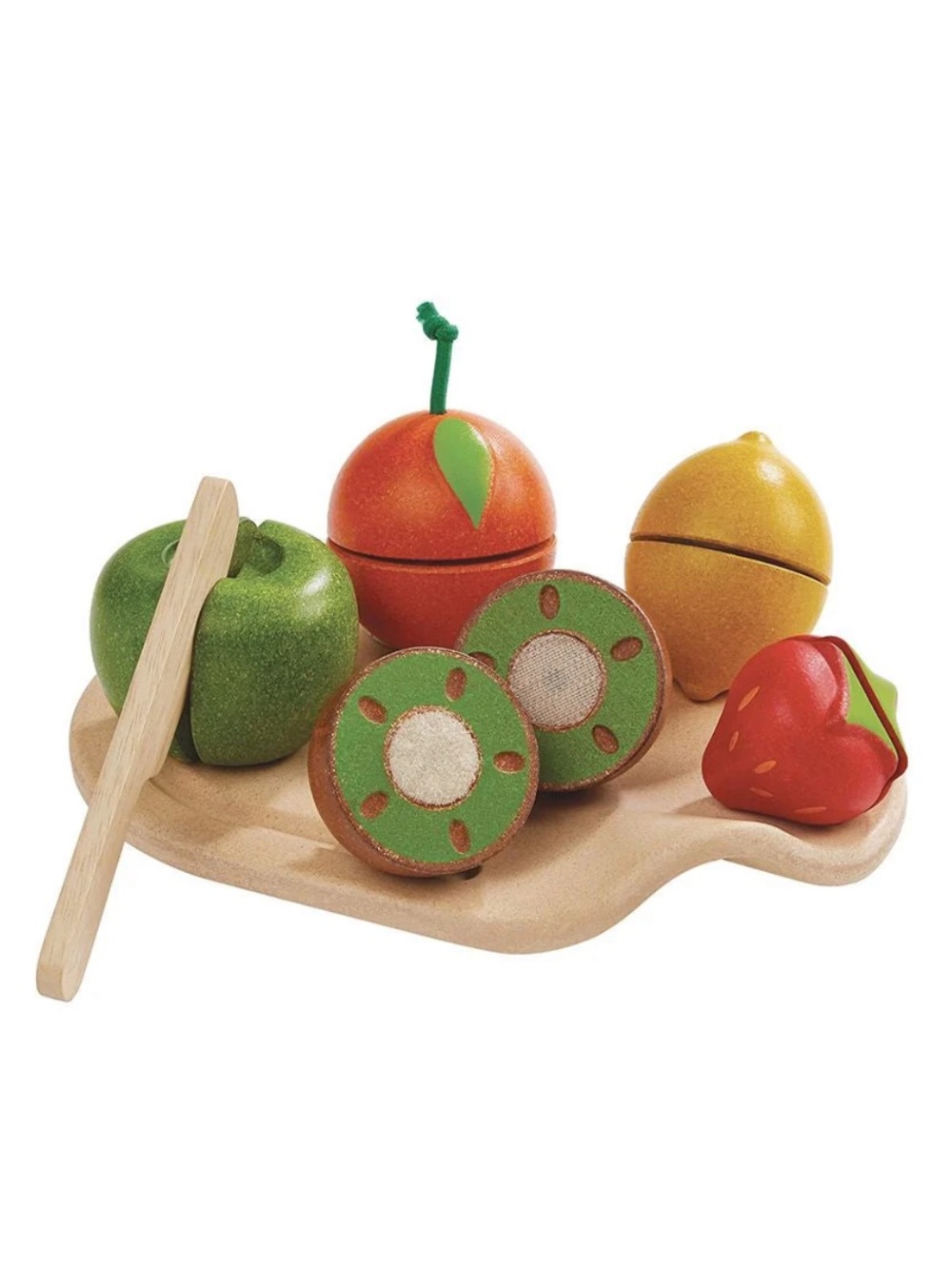 Plantoys wooden ASSORTED FRUIT SET cutting play food